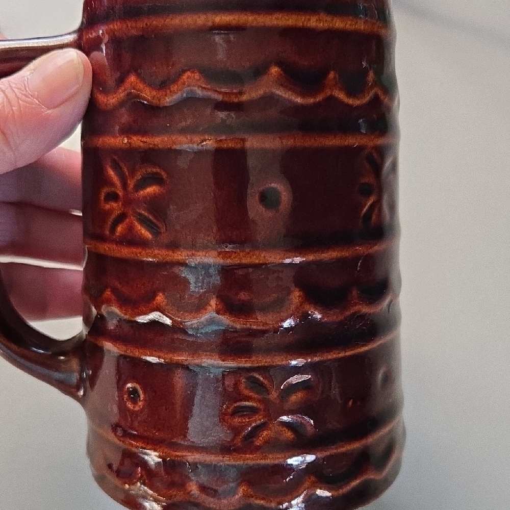 USA Handcrafted Ceramic Mug - Brown
